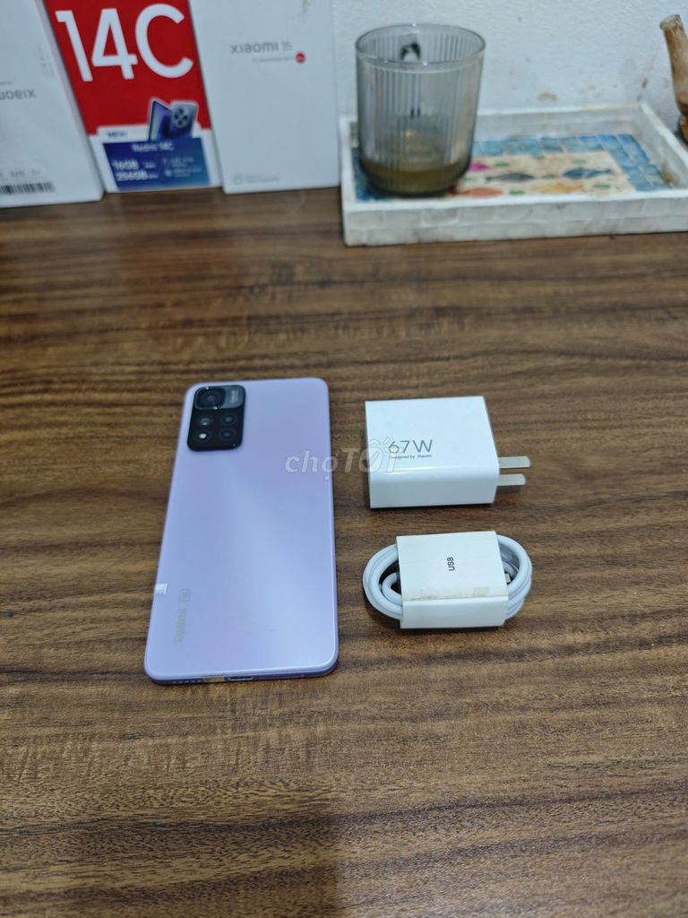 Redmi Note 11 Pro 5G 6/128 Tím sạc 67w có ship COD. Mua bán Điện thoại tại Quận Hoàng Mai Hà Nội được đăng bởi Trần Ngọc Hiếu hình 1