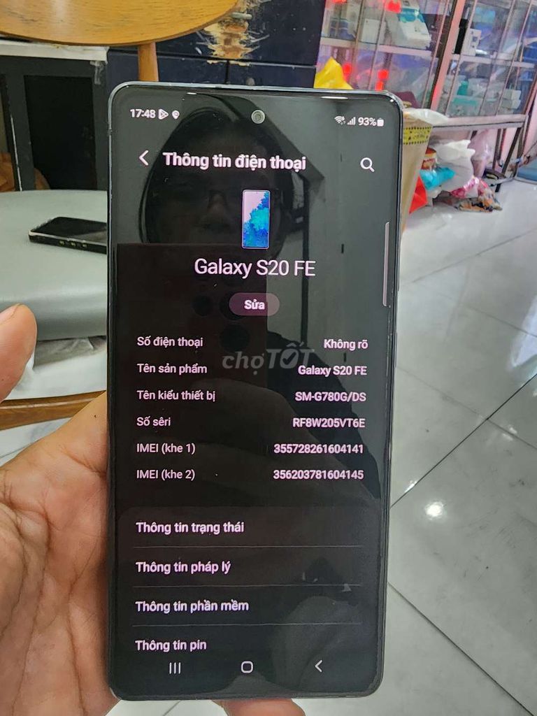 Samsung Galaxy S20 FE 256GB Xanh. Mua bán Điện thoại tại Quận Bình Thạnh Tp Hồ Chí Minh được đăng bởi Ngọc Như Quang hình 1