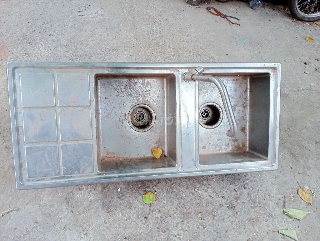 Bồn rửa tay Inox 304 Bạc 115x50cm Đã sử dụng. Mua bán Thiết bị vệ sinh, nhà tắm tại Quận Bình Thạnh Tp Hồ Chí Minh được đăng bởi Nguyễn Duy Phong hình 1