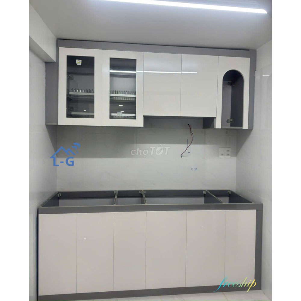 Tủ bếp Nhựa Ecoplast\\Tủ bếp Nhựa Ecoplast hcm, tủ. Mua bán Tủ, kệ gia đình tại Quận 6 Tp Hồ Chí Minh được đăng bởi GIƯỜNG SẮT SƠN LÂM hình 1