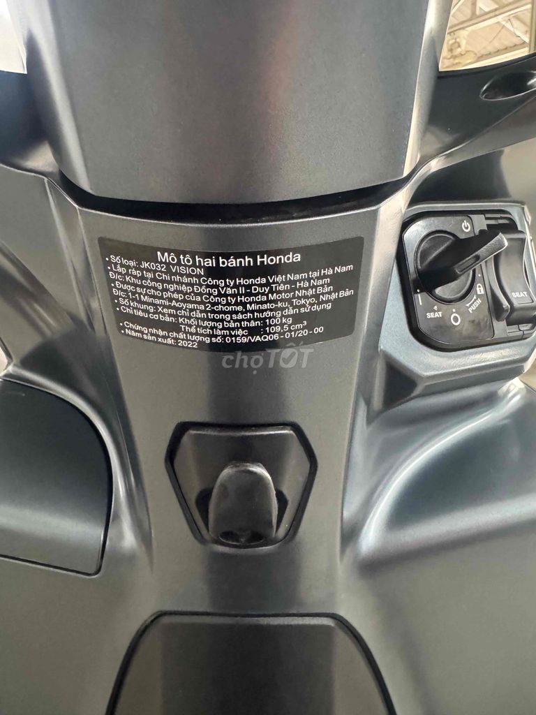 Honda Vision 2022 Bản Cá Tính Chạy 3.600Km Như Mới. Mua bán Xe máy tại Thành phố Long Xuyên An Giang được đăng bởi Cửa Hàng Xe Minh Hạnh hình 16