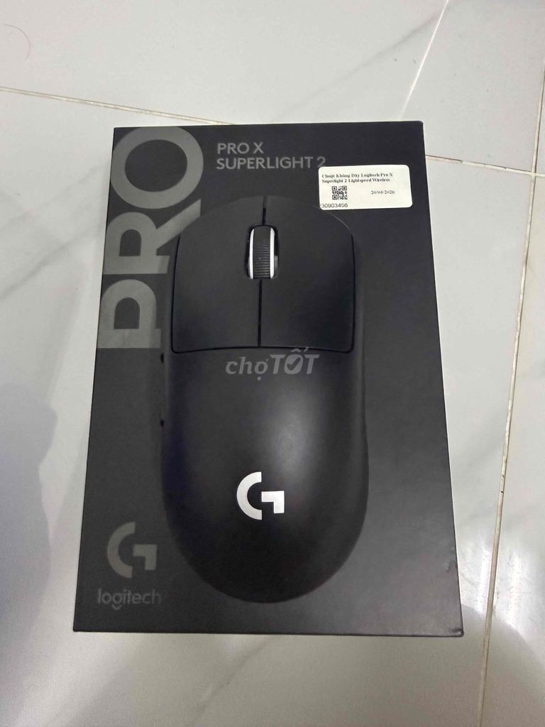 Chuột Logitech Pro X Superlight 2 Đen Không dây. Mua bán Phụ kiện (Màn hình, Chuột...) tại Quận Thanh Khê Đà Nẵng được đăng bởi Thành Thắng hình 1