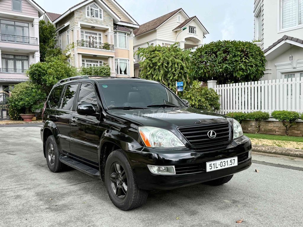 Lexus GX470 2007 чёрный
