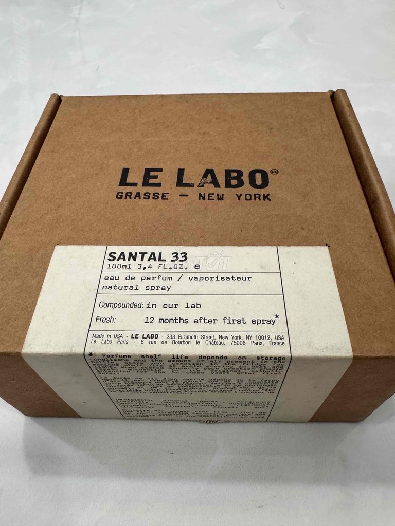 Nước Hoa Lelabo 33