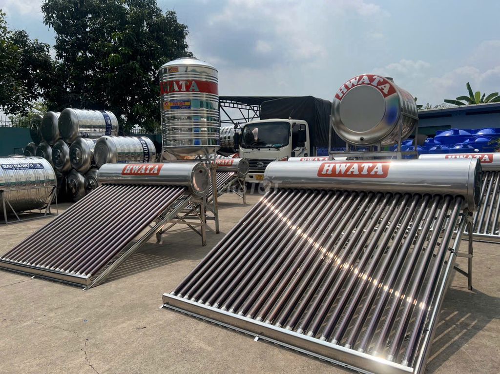 Máy nước nóng Hwata Năng lượng mặt trời Inox. Mua bán Thiết bị vệ sinh, nhà tắm tại Huyện Củ Chi Tp Hồ Chí Minh được đăng bởi Cửa hàng chuyên cung cấp bồn nước hình 1