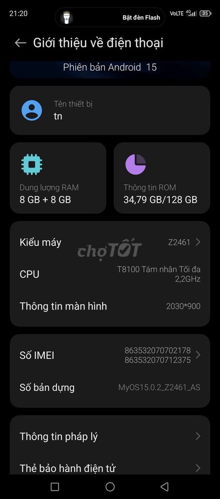 Nubia Z2461 128GB Trong suốt. Mua bán Điện thoại tại Thành phố Thuận An Bình Dương được đăng bởi nhân hoàng hình 1