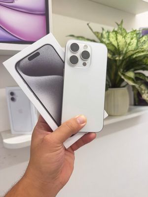iPhone 15 Pro 128GB Trắng Zin áp đẹp 99% Bao ckeck
