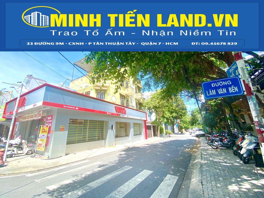 Bán đất 4x18,5 mặt tiền đường số 41 Tân Quy Quận 7