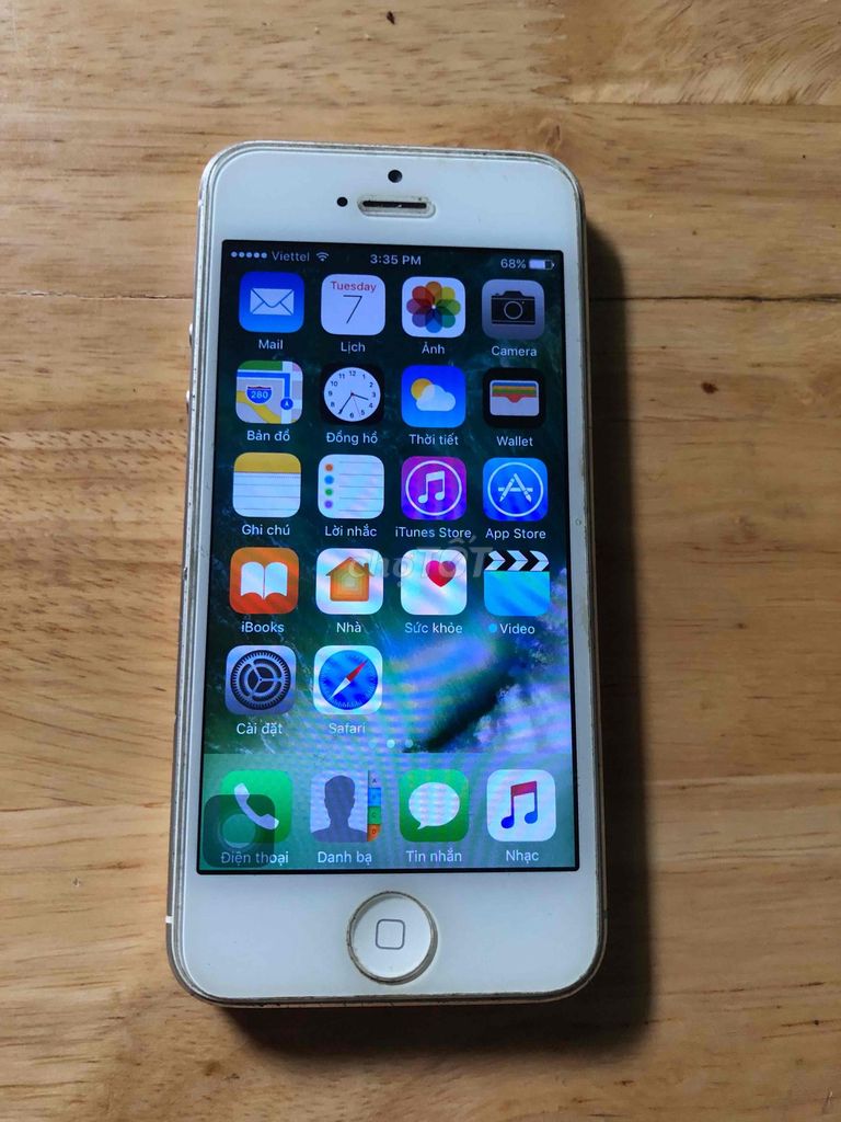 Apple iPhone 5 16GB Trắng Đã sử dụng. Mua bán Điện thoại tại Thành phố Vĩnh Long Vĩnh Long được đăng bởi Nguyên Toan hình 1