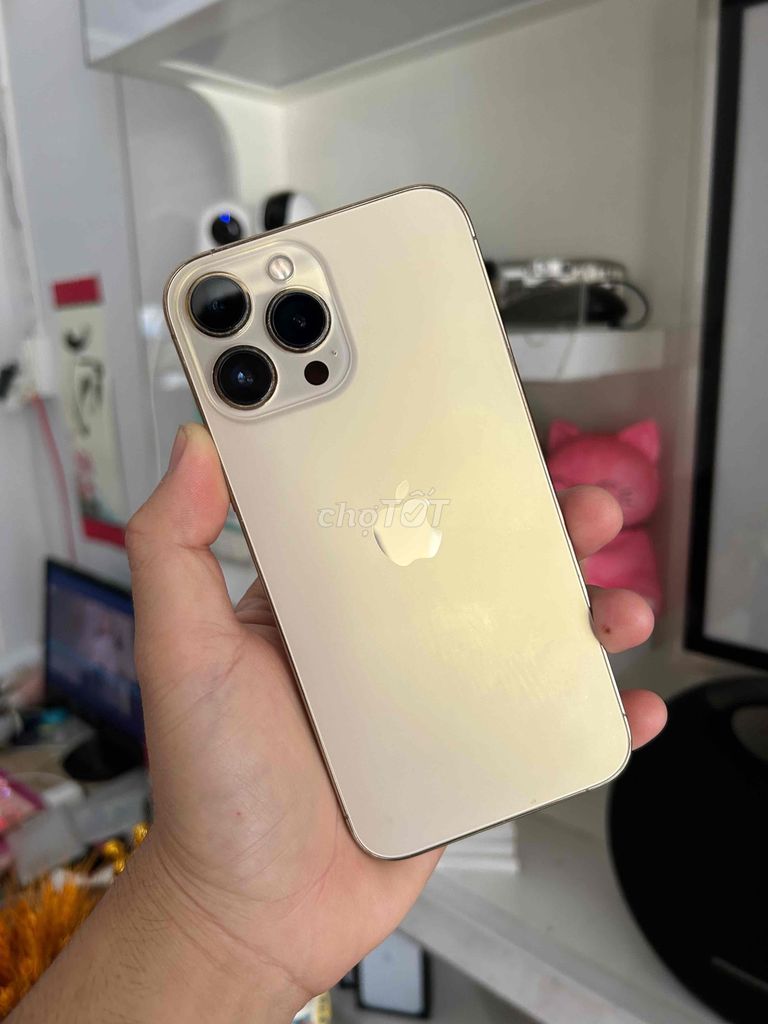 Giảm 1 triệu: iPhone 13 Pro Max 128G VN ( Gold )