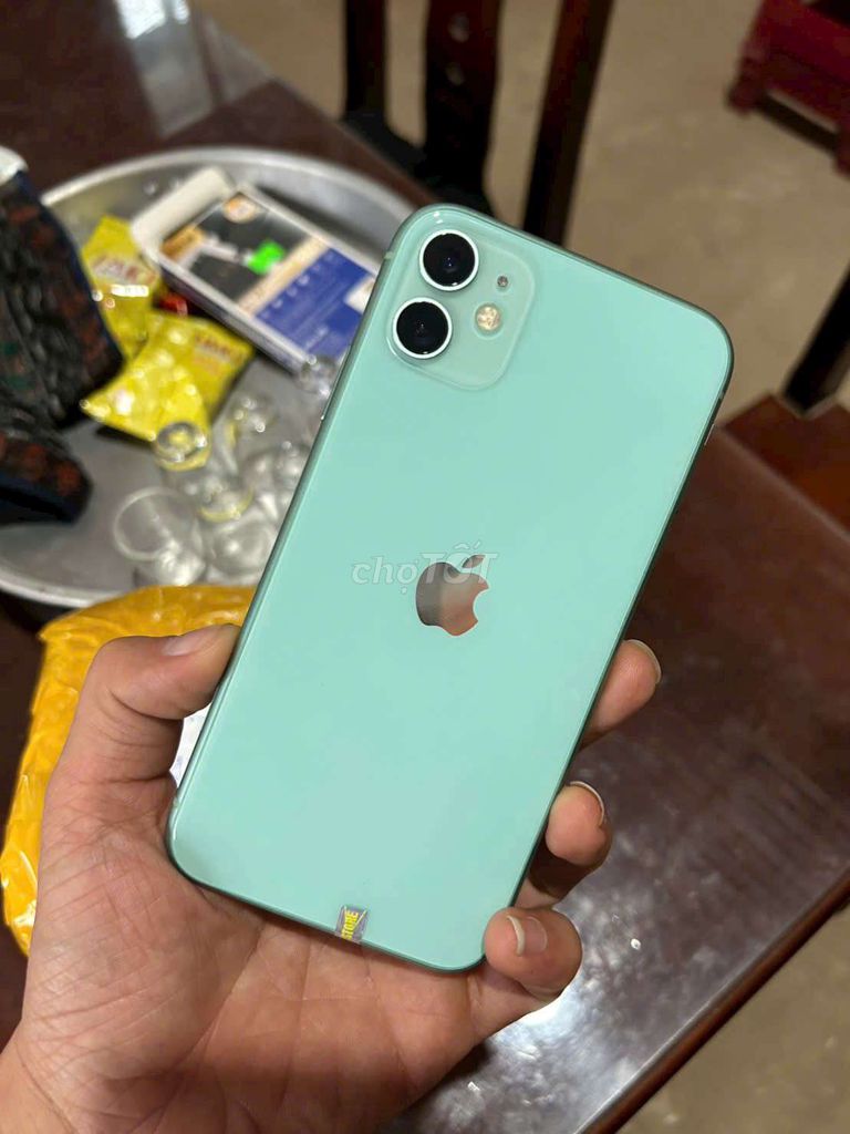 Apple iPhone 11 64GB Xanh lá. Mua bán Điện thoại tại Huyện Mỏ Cày Bắc Bến Tre được đăng bởi Nguyễn hoàng thiện  hình 1
