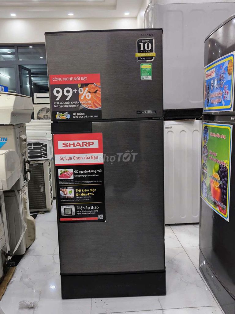 Tủ lạnh Sharp J-Tech Inverter 165 lít. Mua bán Tủ lạnh tại Thành phố Sóc Trăng Sóc Trăng được đăng bởi Trung Nghĩa hình 1