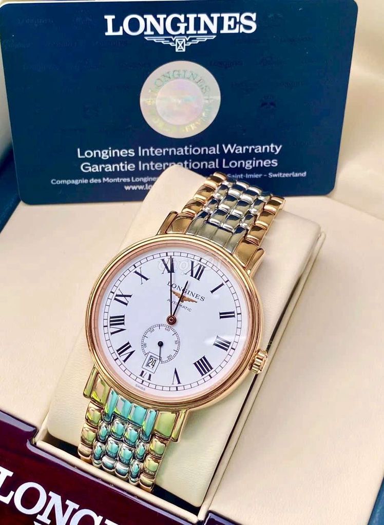 ĐH Nam Longines Presence Tuyệt Đẹp cót 72h Fullset