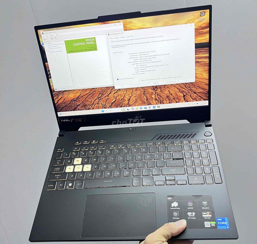 Asus TUF FX507ZC i5-12500H 8GB/512GB. Mua bán Laptop tại Quận Đống Đa Hà Nội được đăng bởi Junioor Computer hình 1