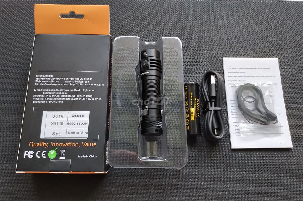 Đèn pin sạc SOFIRN SC18 sáng 1800 lumen USB-C. Mua bán Đèn tại Quận 8 Tp Hồ Chí Minh được đăng bởi Khoa hình 1