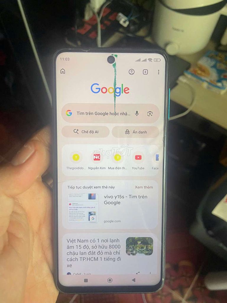 Xiaomi Redmi Note 9 Pro 128GB Xanh Đã sử dụng. Mua bán Điện thoại tại Quận Tân Bình Tp Hồ Chí Minh được đăng bởi Linh Thy hình 1