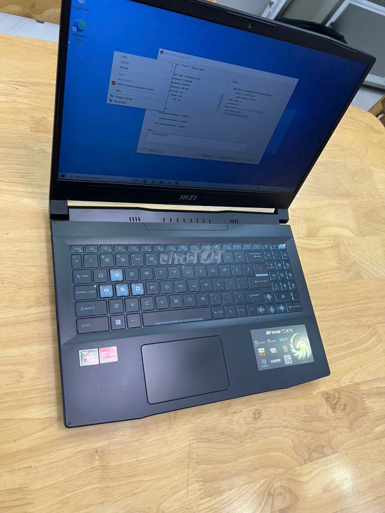 MSI Bravo 15 R5-7535HS RX6550M 16G 512G 15.6" FHD. Mua bán Laptop tại Thành phố Qui Nhơn Bình Định được đăng bởi NGỌC PHÚC LAPTOPS hình 1