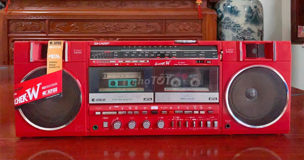 Đài cassette Sharp GF-490 huyền thoại Nhật Bản. Mua bán Tivi, Âm thanh tại Huyện Gia Lộc Hải Dương được đăng bởi Điện máy nhật úc hình 1