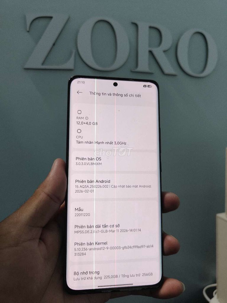 Xiaomi 12 Pro - 12/256GB. Mua bán Điện thoại tại Thành phố Sóc Trăng Sóc Trăng được đăng bởi ZORO CHUYÊN SỌC hình 1