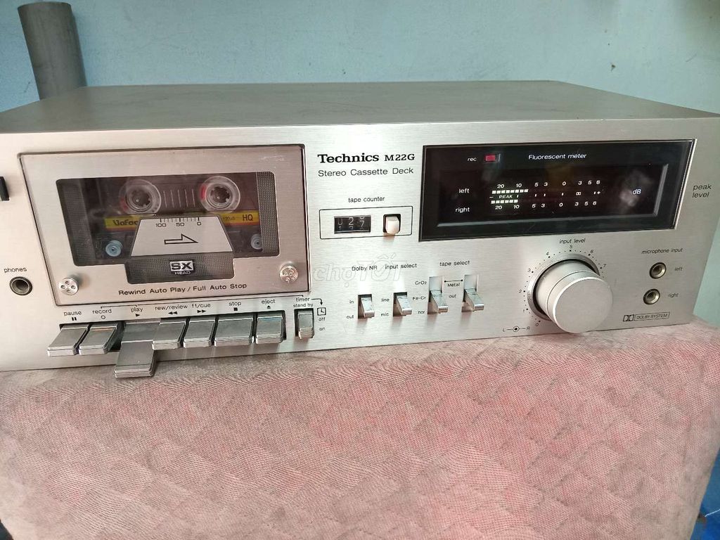 Đầu Cassette Technics RS-M22G Bạc. Mua bán Tivi, Âm thanh tại Thành phố Mỹ Tho Tiền Giang được đăng bởi Mai Ngọc Hiep  hình 1