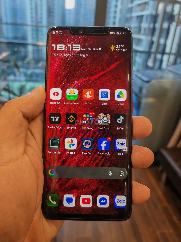 Huawei Mate 20 Pro 256GB Xanh đen Đã qua sử dụng. Mua bán Điện thoại tại Quận Nam Từ Liêm Hà Nội được đăng bởi Nguyễn Lương Dũng hình 1