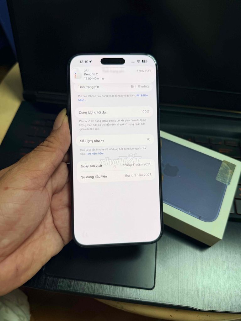 Apple iPhone 17 Pro Max 256GB Việt Nam Full Box. Mua bán Điện thoại tại Quận 6 Tp Hồ Chí Minh được đăng bởi Laptop Phương Nghi hình 1