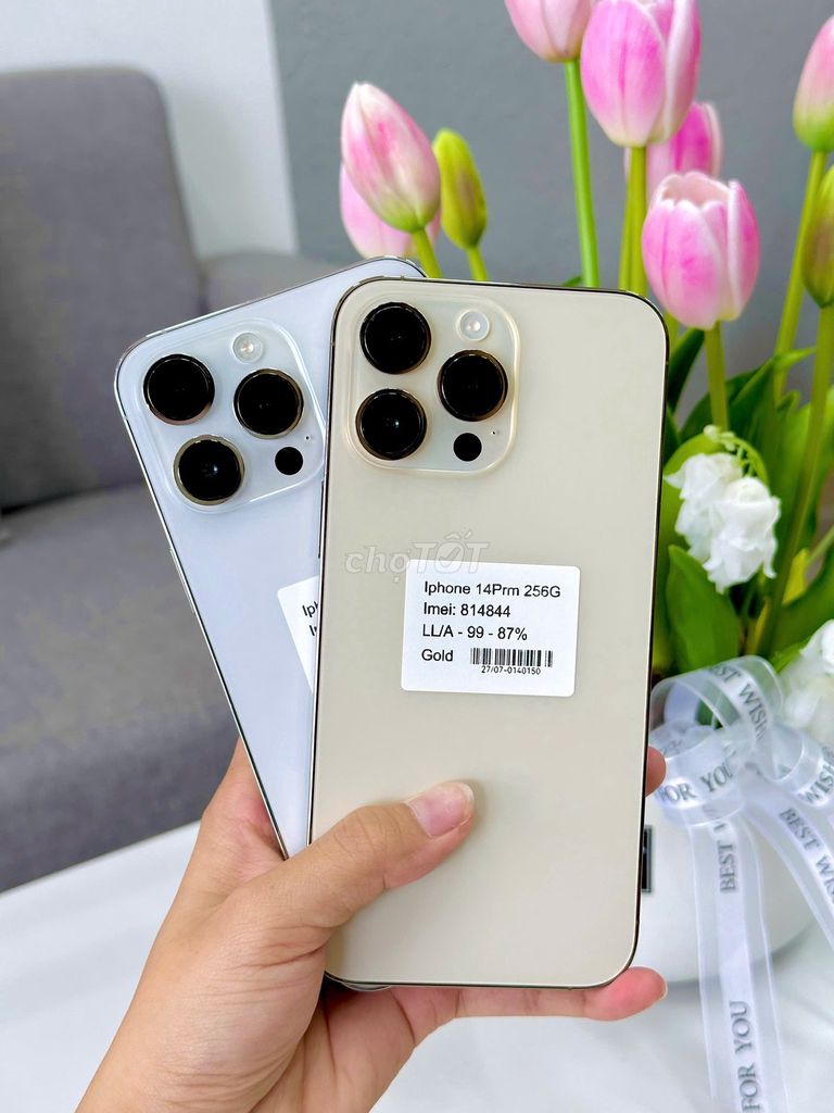 IPhone 14 Pro Max 256GB Gold / Silver LL/A pin zin. Mua bán Điện thoại tại Quận Liên Chiểu Đà Nẵng được đăng bởi Gia Minh Shop hình 1