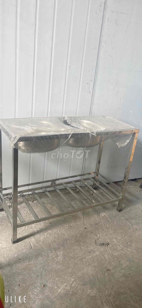 Bồn rửa chén Inox 2 chậu. Mua bán Thiết bị vệ sinh, nhà tắm tại Quận Cái Răng Cần Thơ được đăng bởi INOX Gia Dụng  hình 1