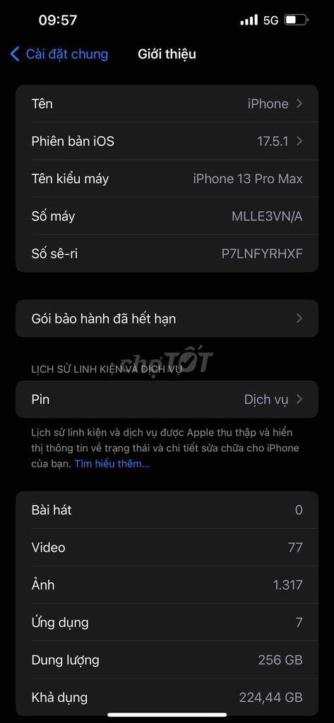 Apple iPhone 13 Pro Max 256GB. Mua bán Điện thoại tại Quận Sơn Trà Đà Nẵng được đăng bởi Ngé tồ hình 1