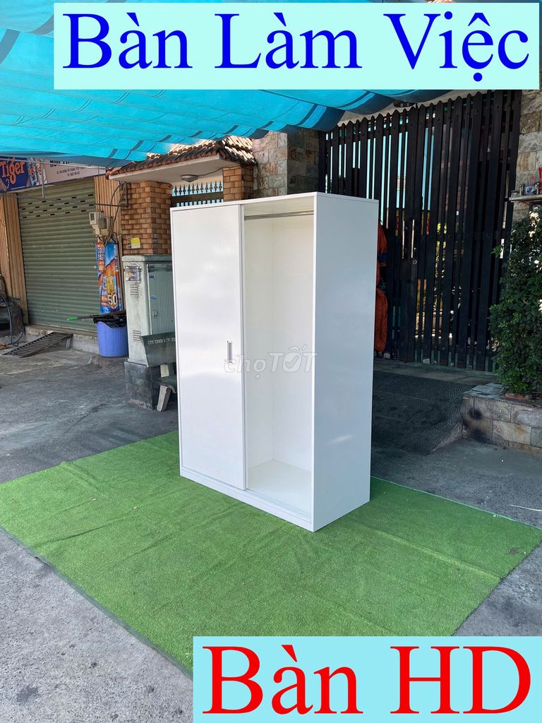Tủ quần áo_Tủ quần áo cửa lùa=Tủ quần áo gổ 1m2_5. Mua bán Tủ, kệ gia đình tại Quận Tân Bình Tp Hồ Chí Minh được đăng bởi CỬA HÀNG NỘI THẤT THANH LÝ hình 1