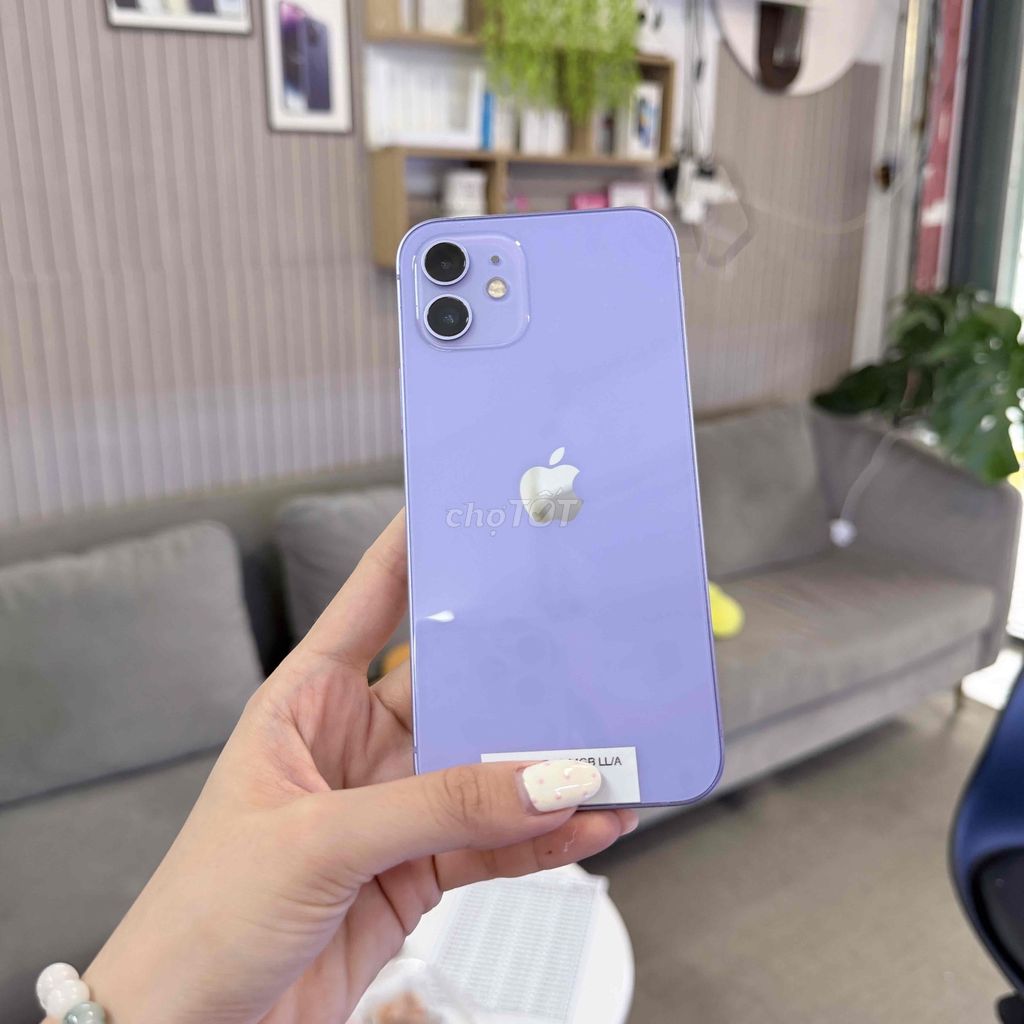 Apple 12 Tím 64GB Like New (LL/A) Trả Trước 1tr900. Mua bán Điện thoại tại Quận 8 Tp Hồ Chí Minh được đăng bởi CA REM BÁN TÁO hình 1