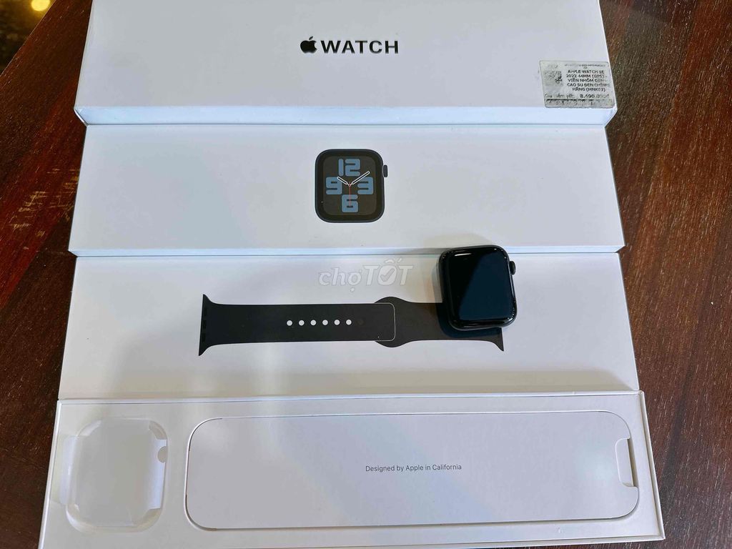 apple watch se2-44mm đen fullboxx pin 99%