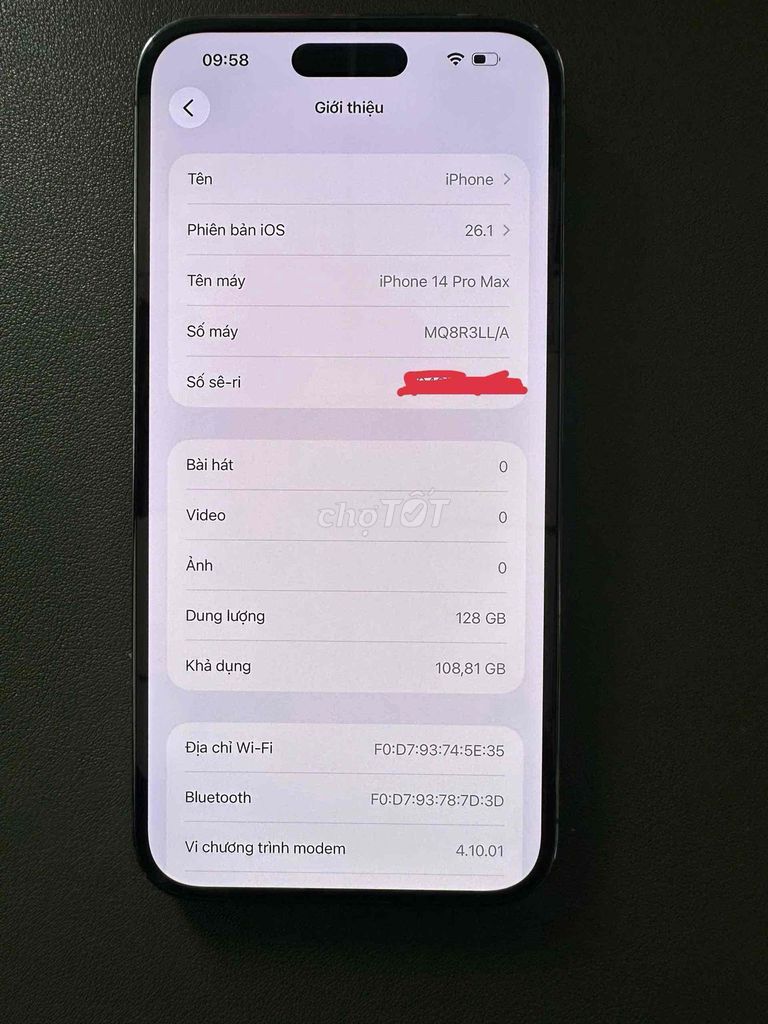 iPhone 14 Pro Max. Mua bán Điện thoại tại Quận Bình Tân Tp Hồ Chí Minh được đăng bởi NGUYEN TIN hình 1