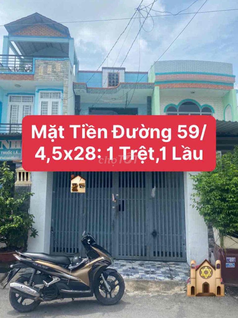 MẶT BẰNG/NHÀ 4,5X28_1ẦU 3PN,3WC_TRỆT RỘNG,BẾP