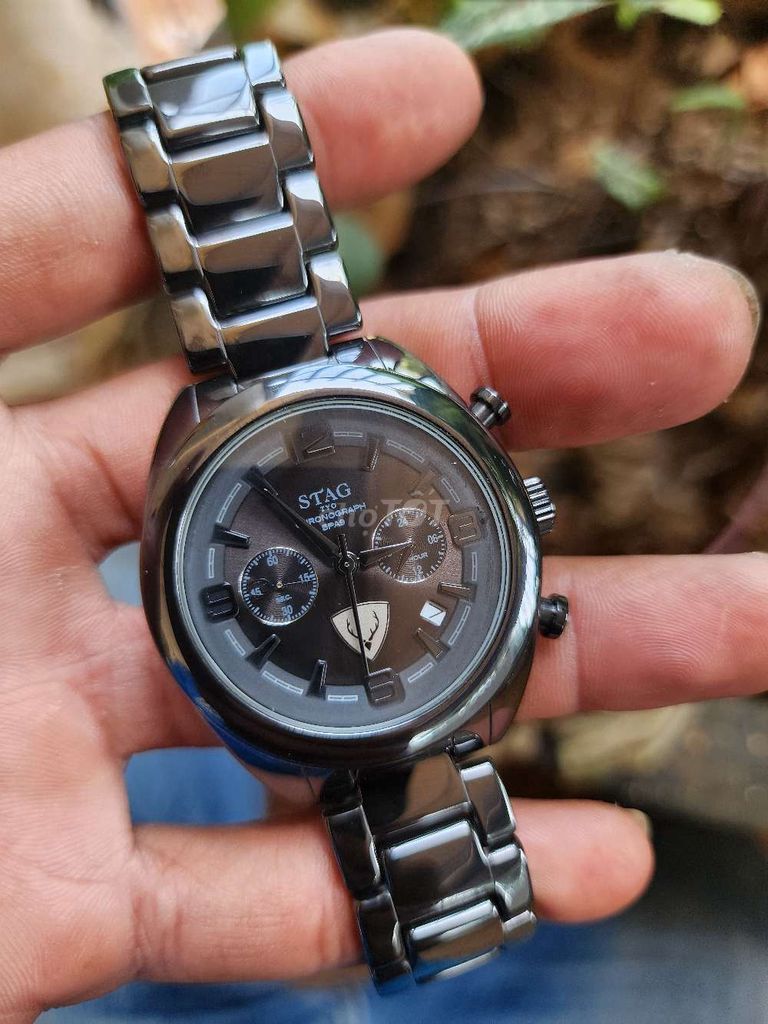 Đồng hồ STAG Ceramic Pin 40mm Đen. Mua bán Đồng hồ tại Huyện Đất Đỏ Bà Rịa - Vũng Tàu được đăng bởi Nguyễn duy học hình 1