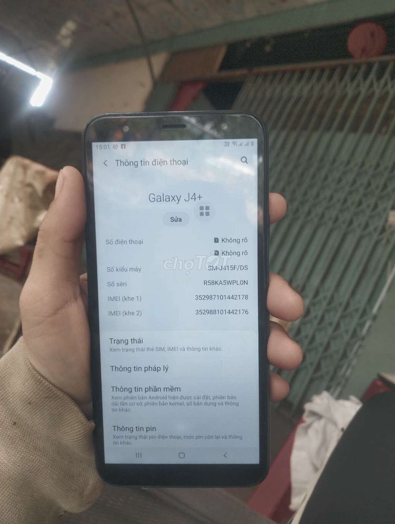 Samsung Galaxy J4+ Đen. Mua bán Điện thoại tại Huyện Cẩm Mỹ Đồng Nai được đăng bởi Tên chưa cung cấp hình 1