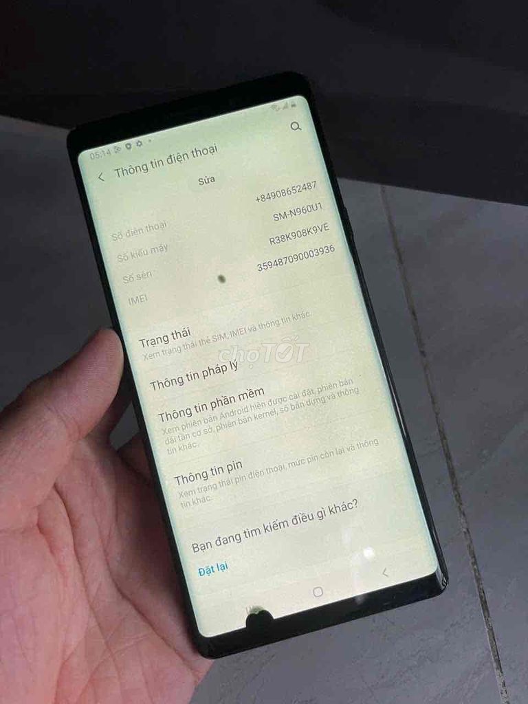 Samsung Note 9 Đen 6/128GB Snapdragon 845 Ko bớt. Mua bán Điện thoại tại Quận 8 Tp Hồ Chí Minh được đăng bởi điện thoại giá rẻ  hình 1