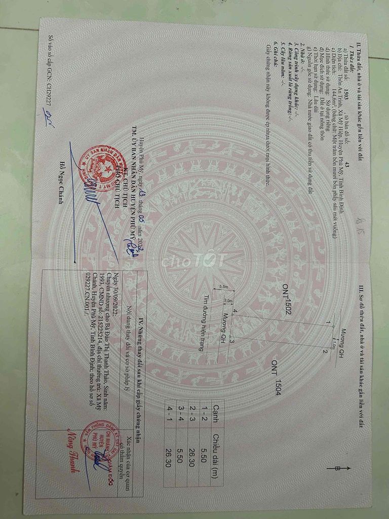 Cần bán đất sau kho xăng an kiều  quốc lộ 1