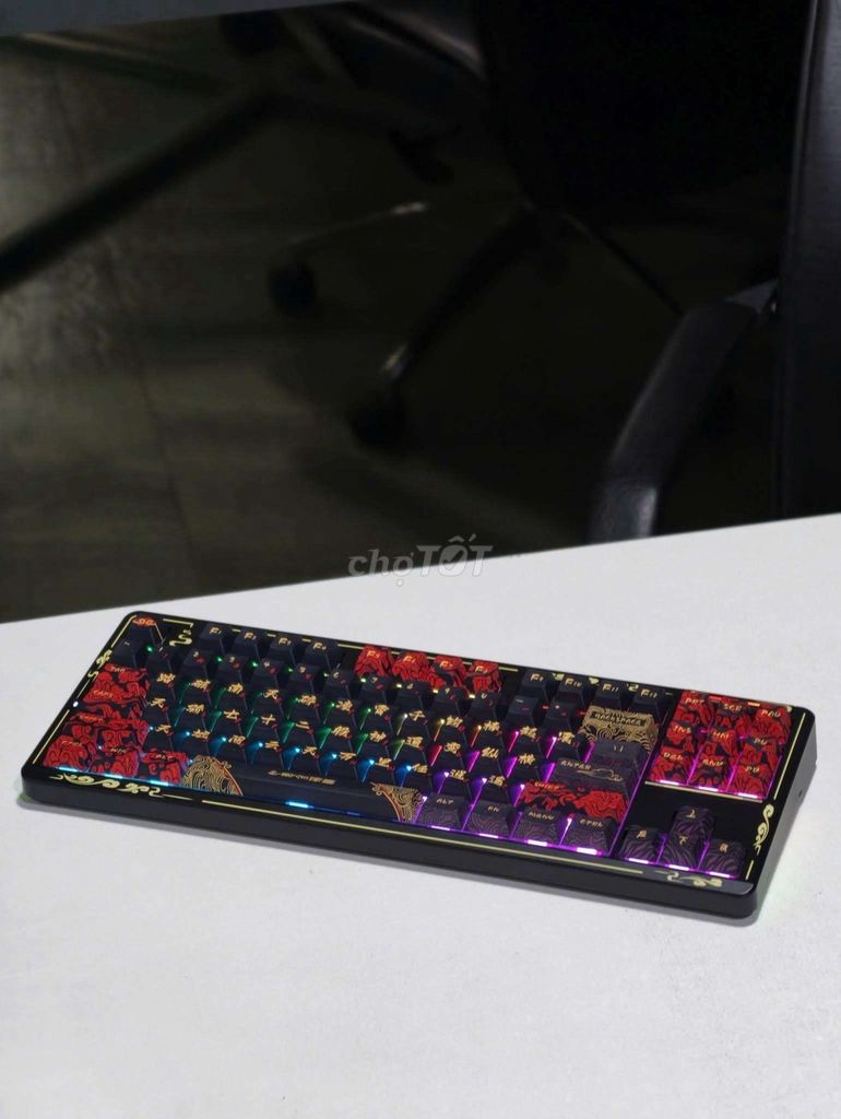 Bàn phím cơ Lingbao K87Pro Black Myth Wukong. Mua bán Phụ kiện (Màn hình, Chuột...) tại Quận Hoàng Mai Hà Nội được đăng bởi Hoang N hình 1