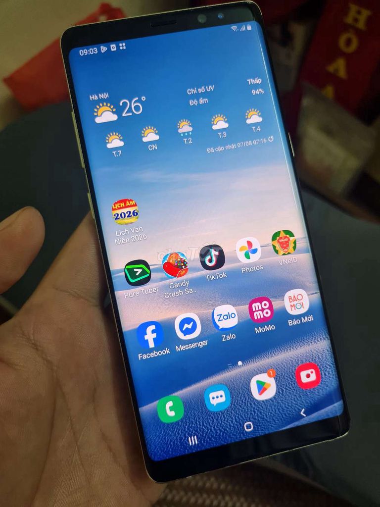 Samsung Note 8 64g màn cong 2K Bút Spen NFC. Mua bán Điện thoại tại Quận Thanh Xuân Hà Nội được đăng bởi ngô thuy hình 1