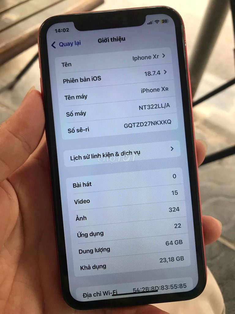 iphone XR quốc tế full chức năng pin 100%. Mua bán Điện thoại tại Quận Thanh Xuân Hà Nội được đăng bởi Anh Đức hình 1