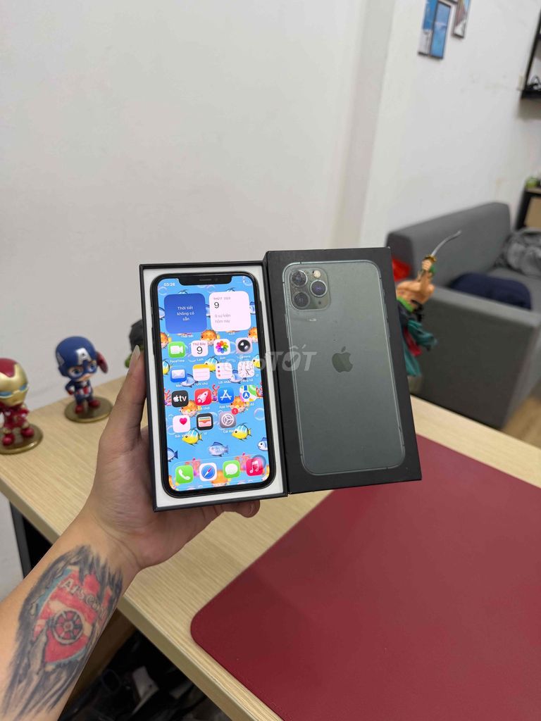 Apple iPhone 11 Pro QTE 64GB Nguyên Zin Full CN. Mua bán Điện thoại tại Quận Cầu Giấy Hà Nội được đăng bởi Trung Kiên Trả Góp Bao Nợ Xấu hình 1