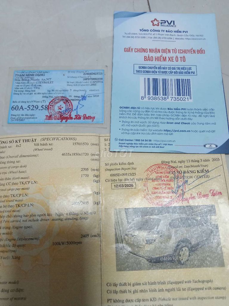 Cần bán xe Captiva 7 chổ số tự động 2007 chính chủ. Mua bán Ô tô tại Huyện Trảng Bom Đồng Nai được đăng bởi Hoàng Phước hình 8