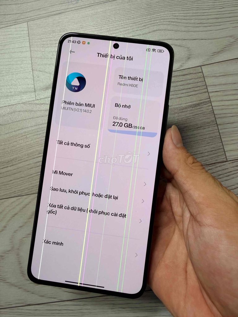 Xiaomi Redmi K60E Đen 12GB/256GB. Mua bán Điện thoại tại Quận 3 Tp Hồ Chí Minh được đăng bởi giá lái hình 1