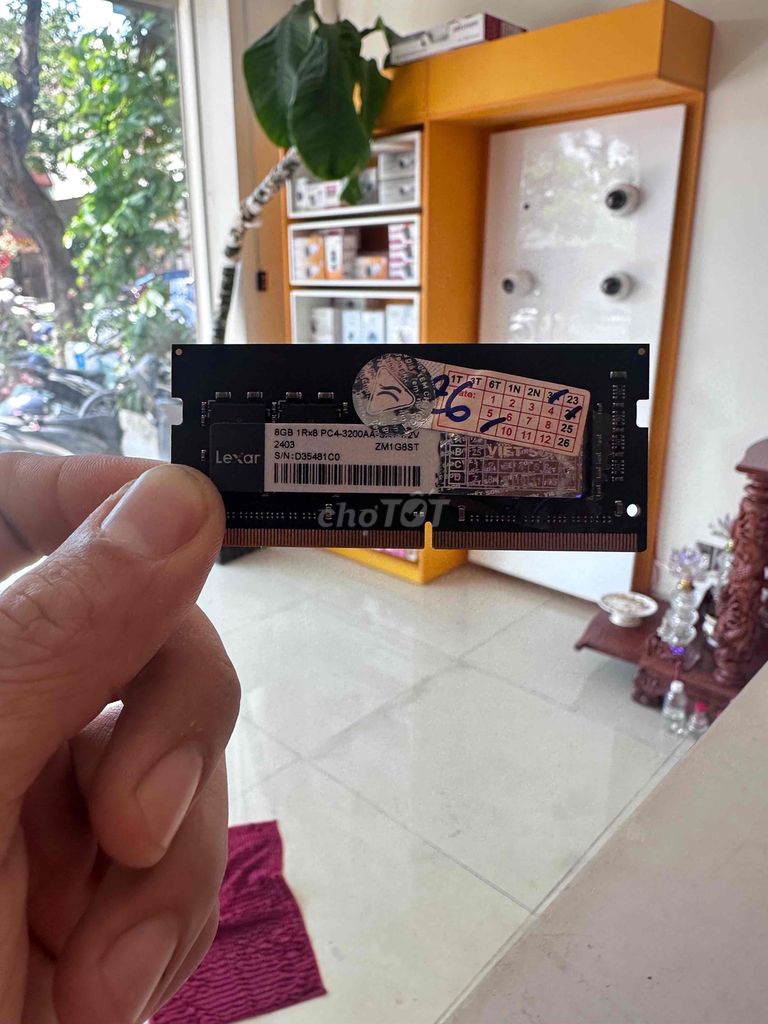 RAM Lexar 8GB DDR4 3200MHz. Mua bán Linh kiện (RAM, Card...) tại Thành phố Bà Rịa Bà Rịa - Vũng Tàu được đăng bởi Bao Thai hình 1