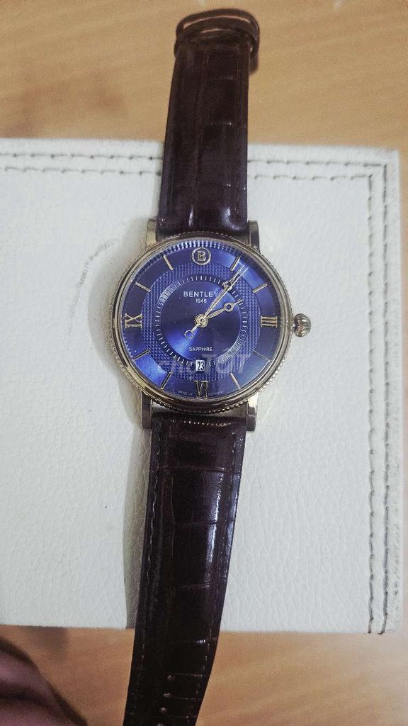 Đồng hồ Bentley Nam Dây da Kính sapphire. Mua bán Đồng hồ tại Quận Thanh Xuân Hà Nội được đăng bởi Nguyễn Như Tùng hình 1