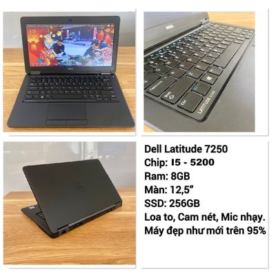 Laptop Văn Phòng-Dell E7250 I5/ Ram 8gb/ Ssd 256gb