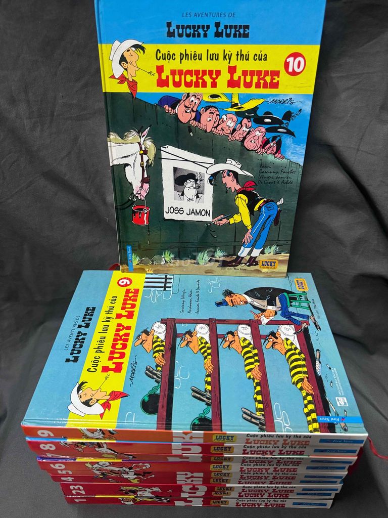 Truyện tranh Lucky Luke Phiêu lưu. Mua bán Sách tại Quận Bình Tân Tp Hồ Chí Minh được đăng bởi Tăng Hên  hình 1