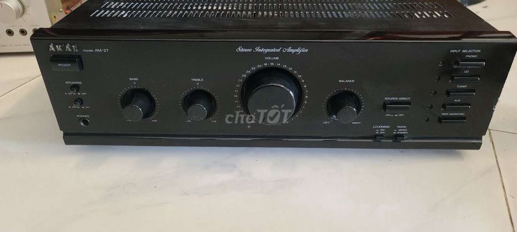 Amply AKAI AM-27 Đen AC 220V. Mua bán Tivi, Âm thanh tại Thành phố Sóc Trăng Sóc Trăng được đăng bởi trần châu hình 1