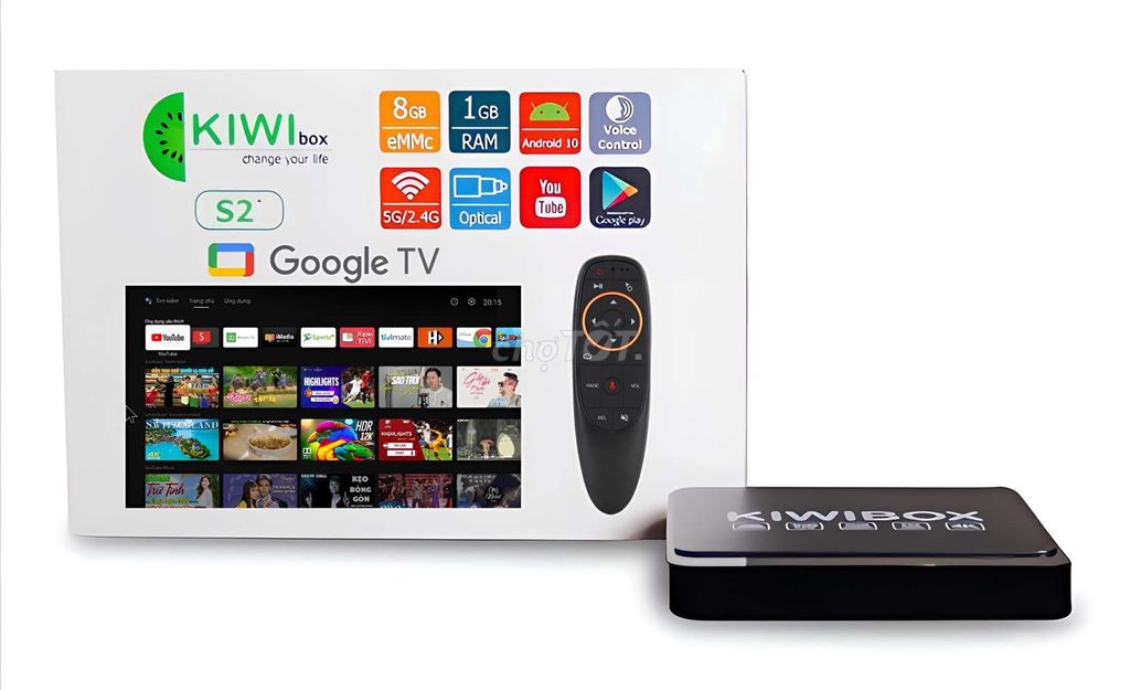 GOOGLE TV KIWIBOX S2 PLUS . Mua bán Phụ kiện (Màn hình, Chuột...) tại Thành phố Thủ Đức Tp Hồ Chí Minh được đăng bởi TOM hình 1